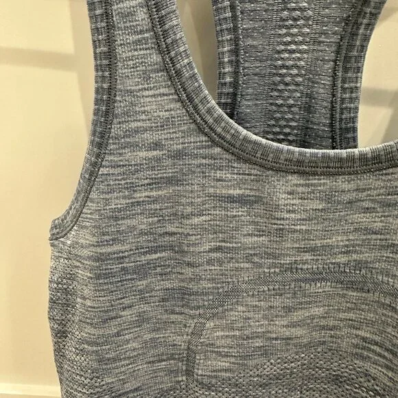 Lululemon Tank Top; size Small, but no tag Blue "denim" color - Picture 2 of 15
